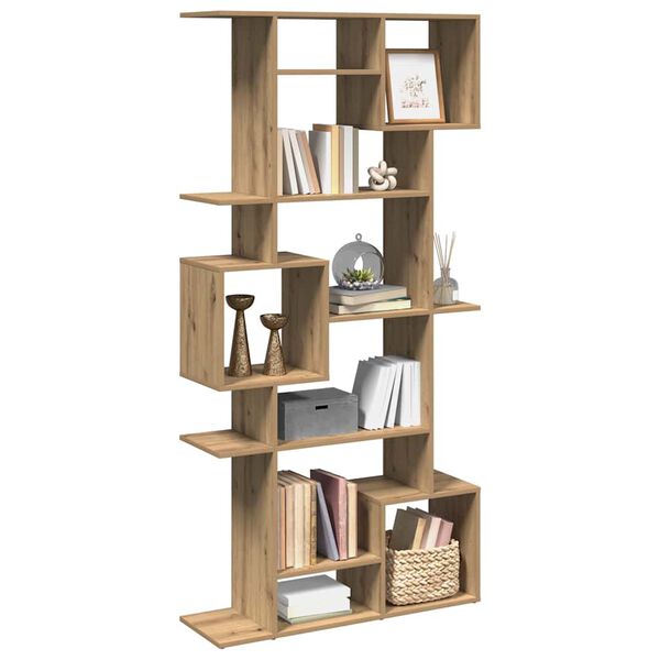 vidaXL Bücherregal Artisan-Eiche 92x29x188 cm Holzwerkstoff