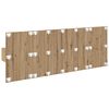 vidaXL Kopfteil mit Schrank 3 pcs Artisan-Eiche Holzwerkstoff
