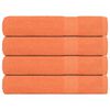 vidaXL Handt&uuml;cher FROGN 4 Stk. Orange 100x200 cm 360 g/m&sup2;