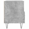 vidaXL Nachttische 2 Stk. Betongrau 40x35x47,5 cm Holzwerkstoff