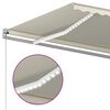 vidaXL Markise Manuell Einziehbar mit LED 400x300 cm Creme