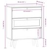 vidaXL Sideboard mit Schubladen 60x30x75 cm Holzwerkstoff