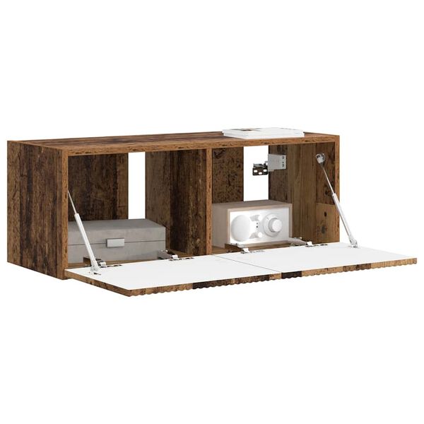 vidaXL TV-Wandschrank Altholz 60 x 31 x 29,5 cm Holzwerkstoff