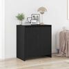 vidaXL Sideboard Schwarze Eiche 70 x 41 x 75 cm Holzwerkstoff