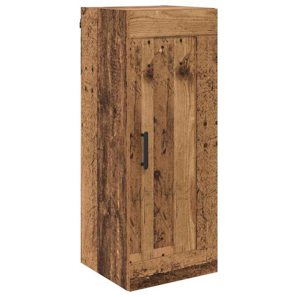 vidaXL Wandschrank Altholz 34,5 x 34 x 90 cm Holzwerkstoff