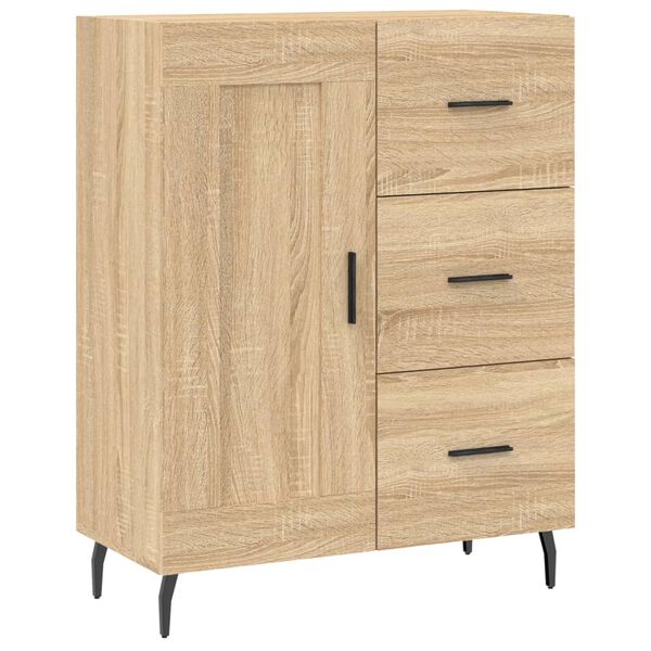 vidaXL Sideboard Sonoma-Eiche 69,5x34x90 cm Holzwerkstoff