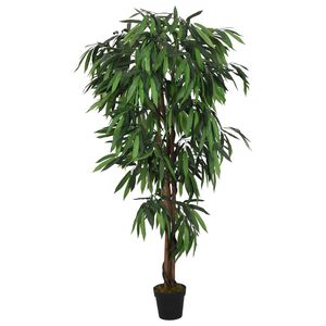 vidaXL Mangobaum K&uuml;nstlich 1050 Bl&auml;tter 200 cm Gr&uuml;n