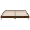 vidaXL Bettgestell ohne Matratze Braun Eiche 140x200 cm Holzwerkstoff