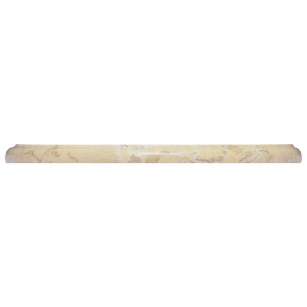 vidaXL Tischplatte Creme &Oslash;40x2,5 cm Marmor