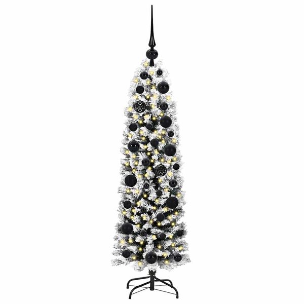 vidaXL Künstlicher Weihnachtsbaum mit 150 LEDs mit Ständer Grün 120 cm