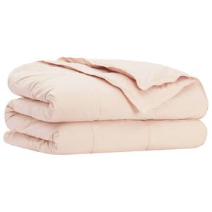 vidaXL Bettdecke Beige 135 x 200 cm Kapok-Faser