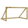 vidaXL Fu&szlig;balltor mit Netz 160x80x100 cm Kiefernholz Impr&auml;gniert