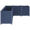 vidaXL Pflanzkübel Blaugrau 160x120x53 cm PP