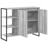 vidaXL Seitenschrank Graues Sonoma 96,5 x 30 x 75 cm Holzwerkstoff