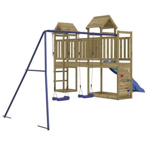 vidaXL Spielturm Impr&auml;gniertes Kiefernholz
