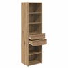 vidaXL Highboard Artisan-Eiche 50 x 42,5 x 185 cm Holzwerkstoff