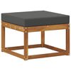 vidaXL Outdoor-Fu&szlig;hocker Massivholz Akazie Natur