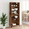 vidaXL Highboard Altholz 69,5 x 34 x 180 cm Holzwerkstoff