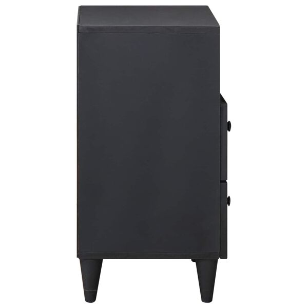 vidaXL Nachttisch Mehrfarbig 50 x 33 x 60 cm Massivholz Mango