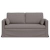 vidaXL Sofa Taupe Gesamtabmessungen: 158 x 78 x 80 cm (B x T x H) Samt