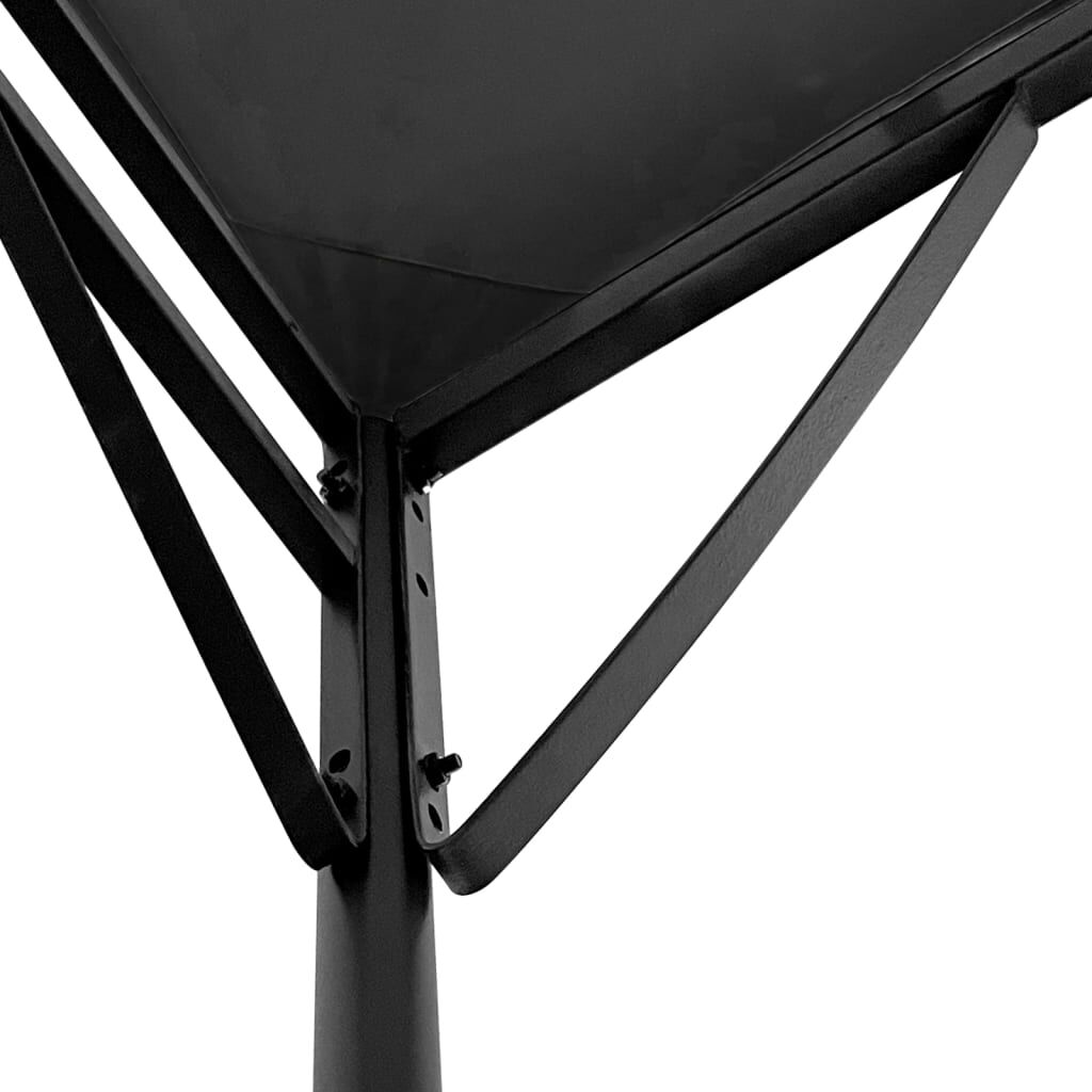 VidaXL Markisenfranse Anthrazit/Weiß - 2,3 X 0,2 M, Segeltuch, Wasserabweisend & UV-beständig