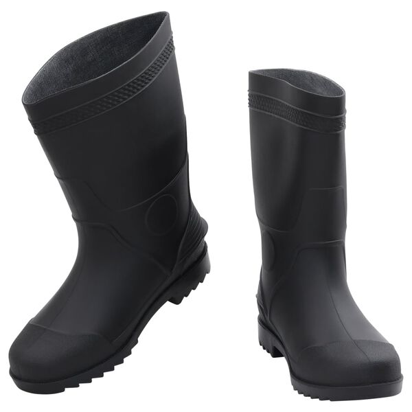 vidaXL Gummistiefel Schwarz Größe 42 PVC
