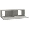 vidaXL 6-tlg. TV-Schrank-Set Betongrau Holzwerkstoff