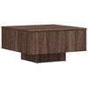 vidaXL Couchtisch Braun Eichen-Optik 60x60x31,5 cm Holzwerkstoff