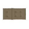 vidaXL Niedriglehner-Auflagen 4 Stk. Melange Taupe 100x50x4 cm Stoff
