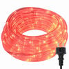 vidaXL Lichtseil mit Seilleuchten Rot 50 m PVC