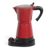 Livoo Elektrische Espressokocher Mokka 0,3 L 480 W Rot