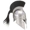 vidaXL Griechischer Krieger-Helm Antik Replik LARP Silbern Stahl