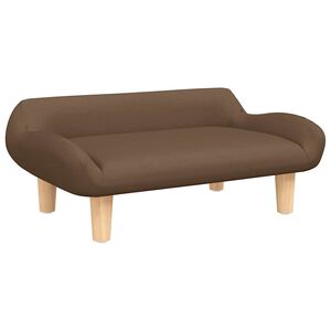 vidaXL Hundebett Braun 70x40x24 cm Stoff