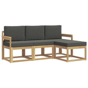 vidaXL Outdoor-Sofagarnitur 4 stk.