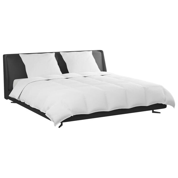 vidaXL Bettdecken Set mit Kissen 3 pcs Weiß Daunenfeder