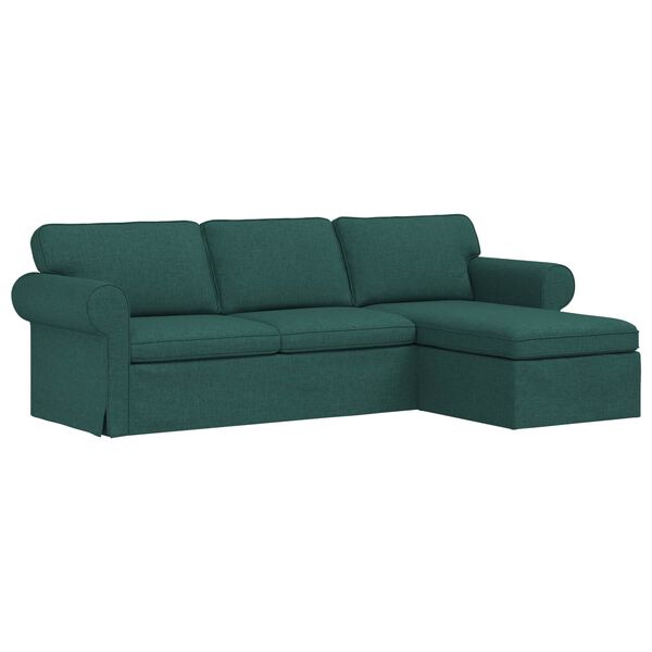 vidaXL Sofa Dunkelgr&uuml;n
