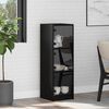 vidaXL Highboard Schwarz Eichen-Optik 35 x 37 x 109 cm Holzwerkstoff