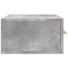 vidaXL Wand-Nachttische 2 Stk. Betongrau 35x35x20 cm