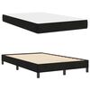vidaXL Boxspringbett mit Matratze Schwarz 120 x 190 cm Stoff