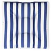 vidaXL Palettenkissen Blau Wei&szlig; Gestreift 70x70x12 cm Stoff