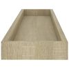 vidaXL Loggia Wandregale 2 Stk. Eichen-Optik 80x15x4 cm MDF
