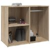 vidaXL Regal f&uuml;r Schminktisch Sonoma-Eiche 80x40x65 cm Holzwerkstoff