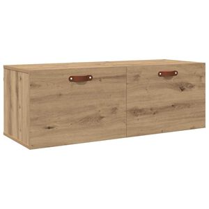 vidaXL Wandschrank Artisan-Eiche 100 x 36,5 x 35 cm Holzwerkstoff