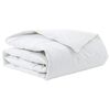 vidaXL Winterbettdecke 135 x 220 cm Winter Feder Wei&szlig; Atmungsaktiv