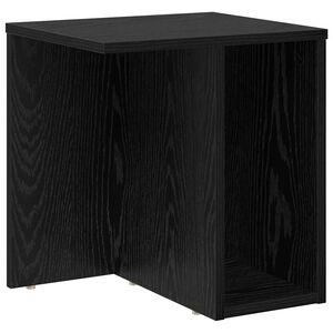vidaXL Beistelltisch Schwarz Eichen-Optik 37 x 32 x 40 cm
