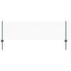 vidaXL Euro-Zaun mit Pfosten 25 x 0,6 m PVC-beschichteter Stahl Gr&uuml;n