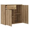 vidaXL Sideboard Artisan-Eiche 80x36x75 cm Holzwerkstoff