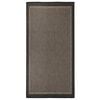 vidaXL Outdoor-Teppich Flachgewebe 100x200 cm Dunkelbraun