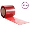 vidaXL Türvorhang Rot 200x1,6 mm 50 m PVC