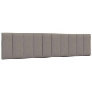 vidaXL Kopfteil-Kissen "Hanko" Taupe 200 cm Stoff